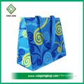 Eco bag laminated 90gsm handle pp non woven shopping bag